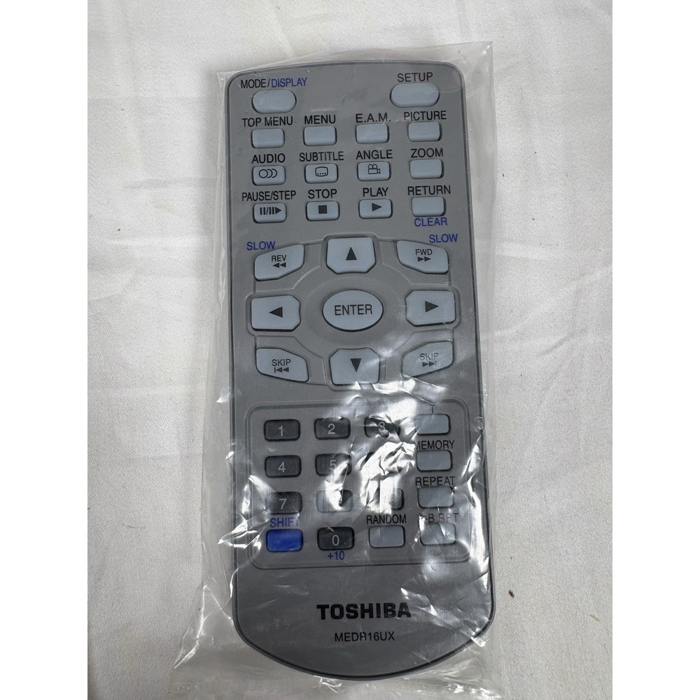 Toshiba MEDR16UX Remote Control for SD-KP19 Portable DVD Player OEM